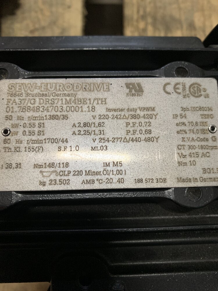 SEW FA37/G DRS71M4BE1/TH