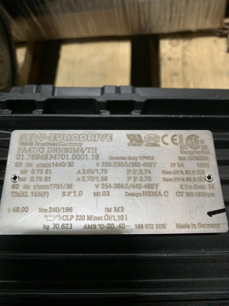 SEW FA47/G DRN80M4/TH