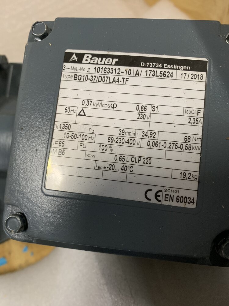 Bauer BG10-37/D07LA4-TF