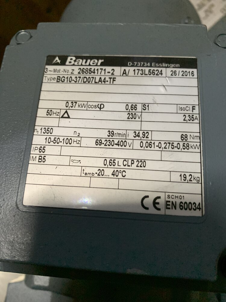 Bauer BG10-37/D07LA4-TF