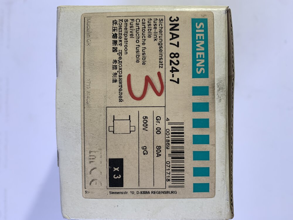 Siemens 3NA7 824-7
