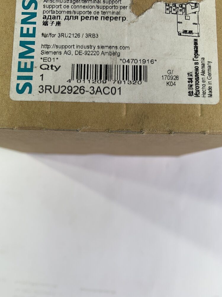 Siemens 3RU2926-3AC01